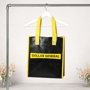 Black and Yellow Tote Bag